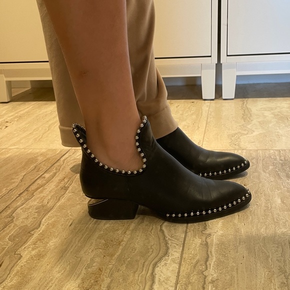 Alexander wang boots studs leather ankle boots - Picture 6 of 8